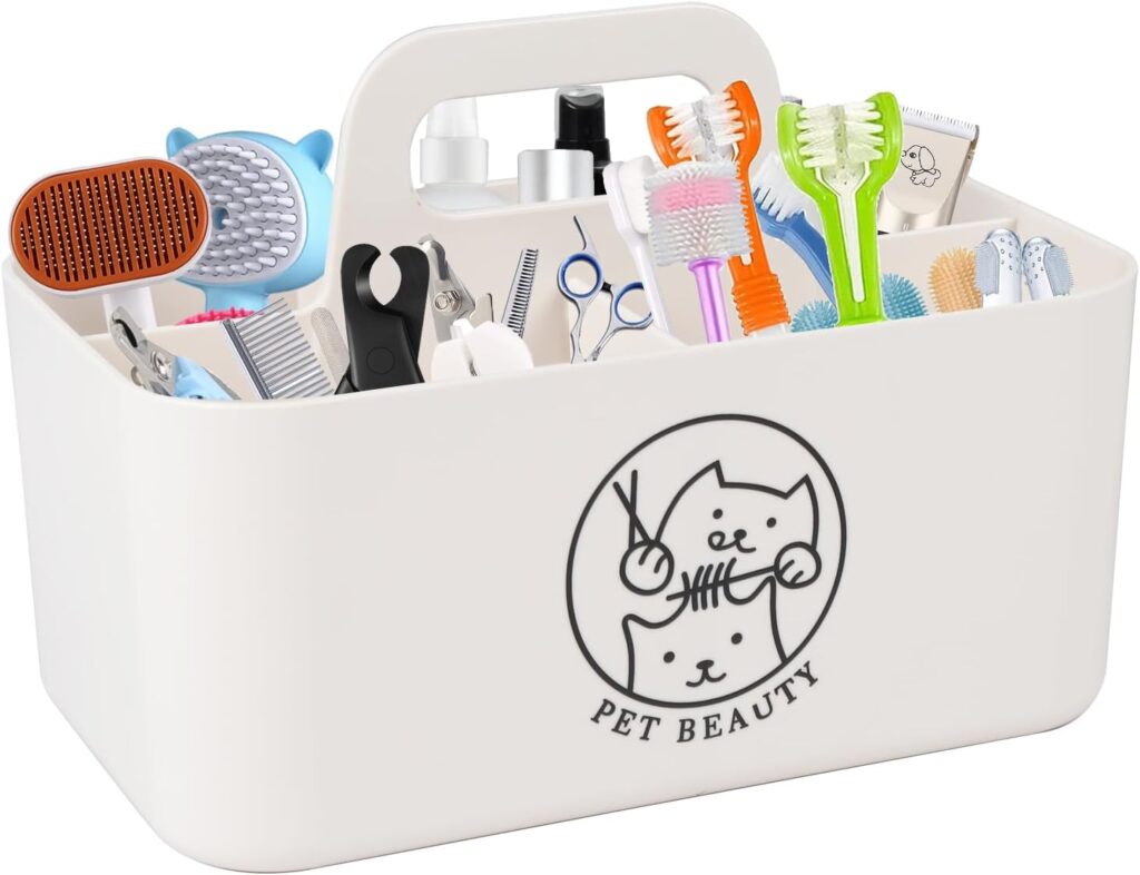 14 Dog grooming supplies storage ideas